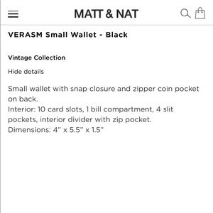 Mat & Nat wallet